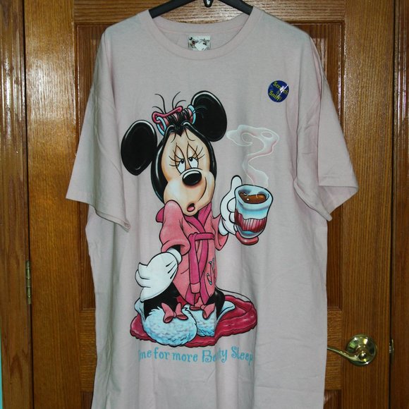 Disney Intimates Sleepwear Disney Minnie Scratch And Sniff Nightgown Time For More Beauty Sleep Poshmark